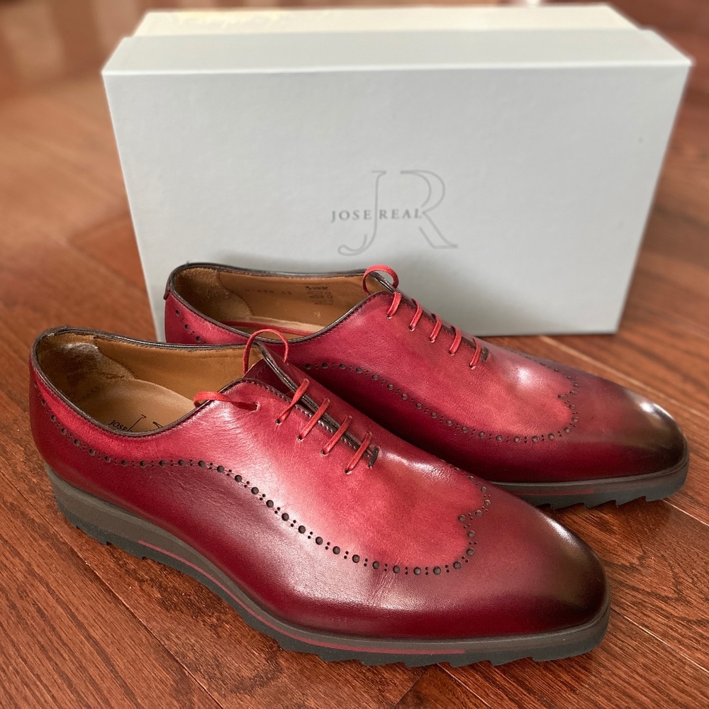 Jose Real NWB Oxford Dress Shoes Size 43 9 M US - Crust England Slavato